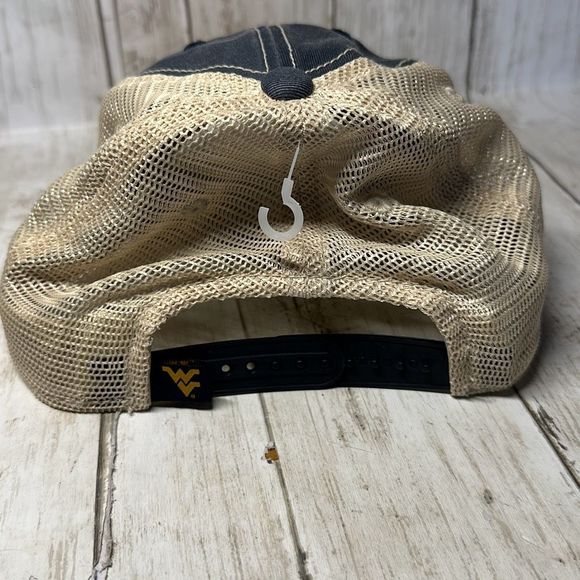 Men's Top of the World Navy West Virginia Mountaineers Offroad Trucker Adjustabl - Picture 5 of 11